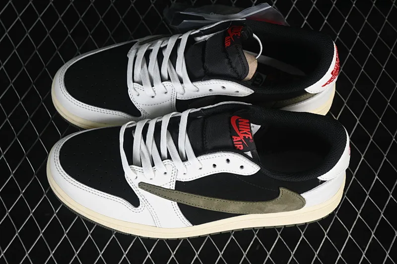 All categories Air Jordan Jordan series basketball shoes Air Jordan 1 Low ZG version Travis Scott x Air Jordan 1 Low OG AJ1 Joe 1 undercut low top full head layer DZ4137-106